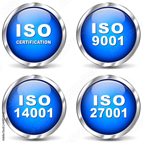 Iso certification icons