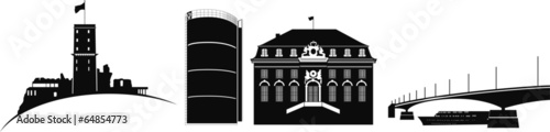 Bonn_Deutschland_Skyline_Silhouette