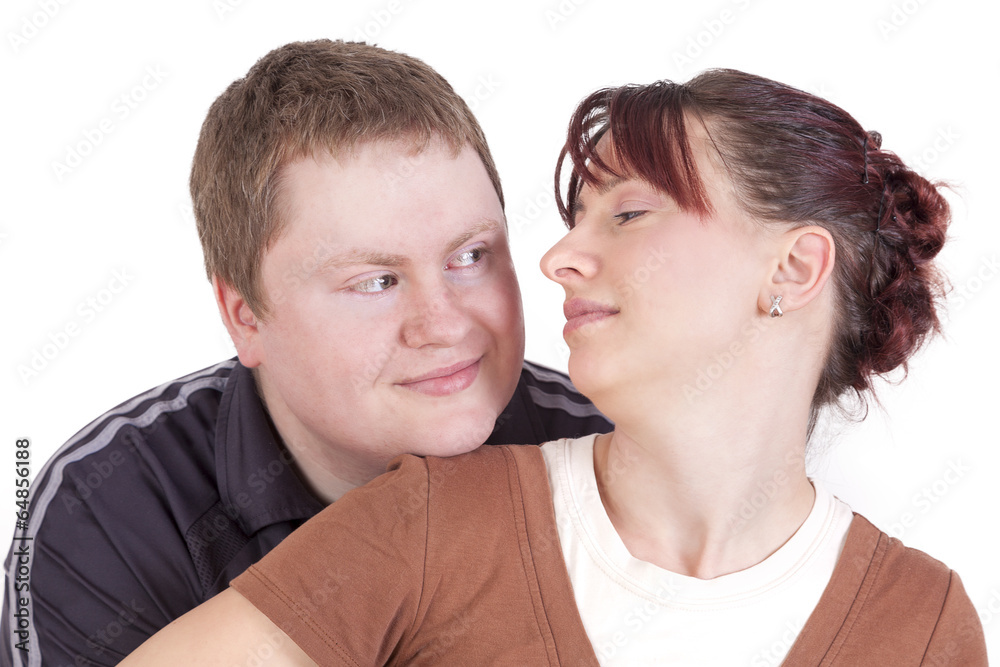 Man and woman as a happy couple Man and woman as a happy couple