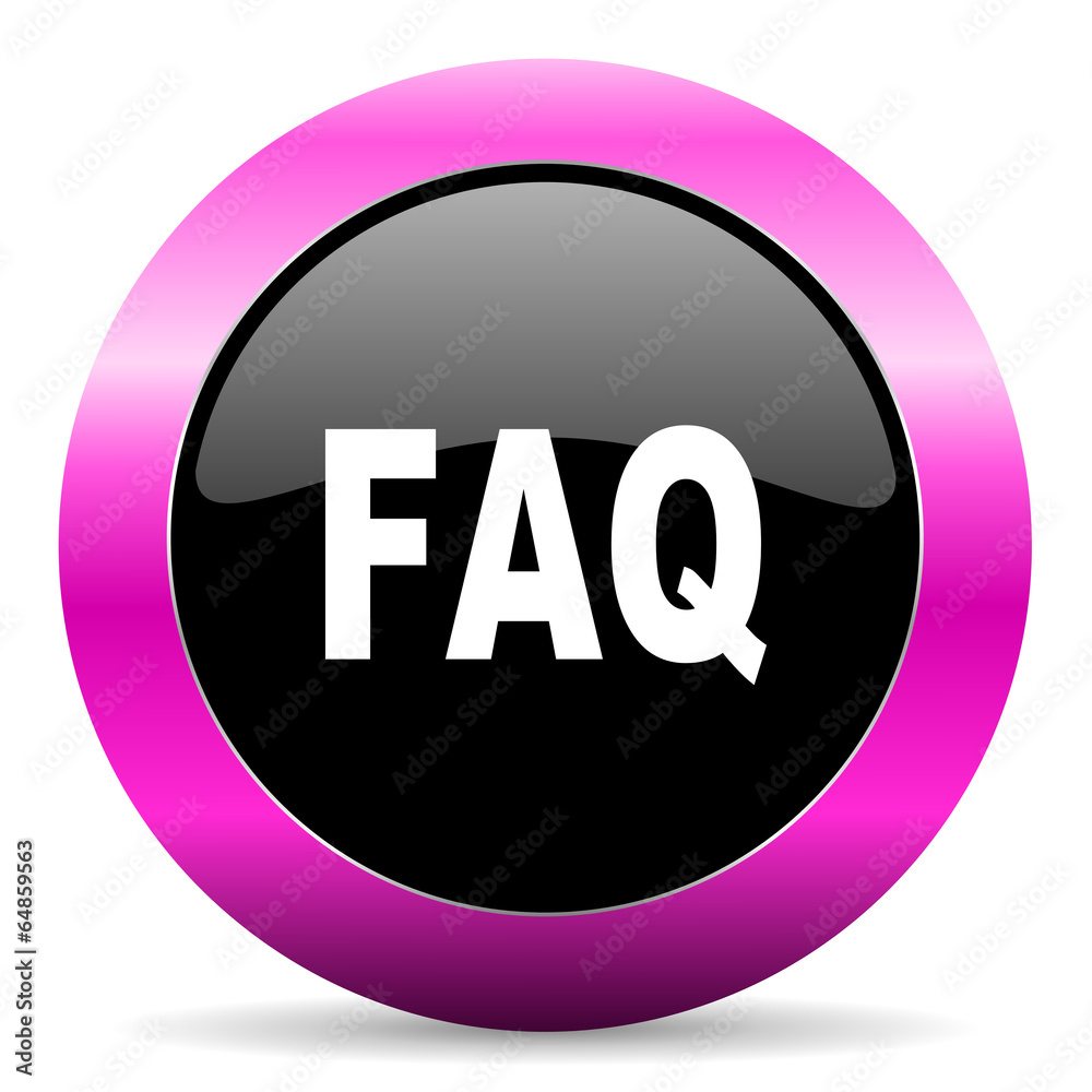 faq pink glossy icon faq pink glossy icon