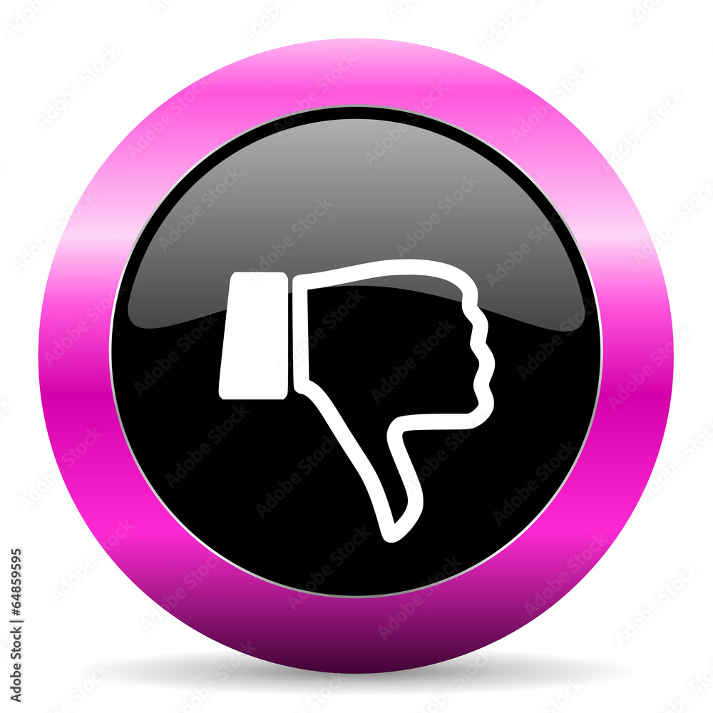 dislike pink glossy icon dislike pink glossy icon