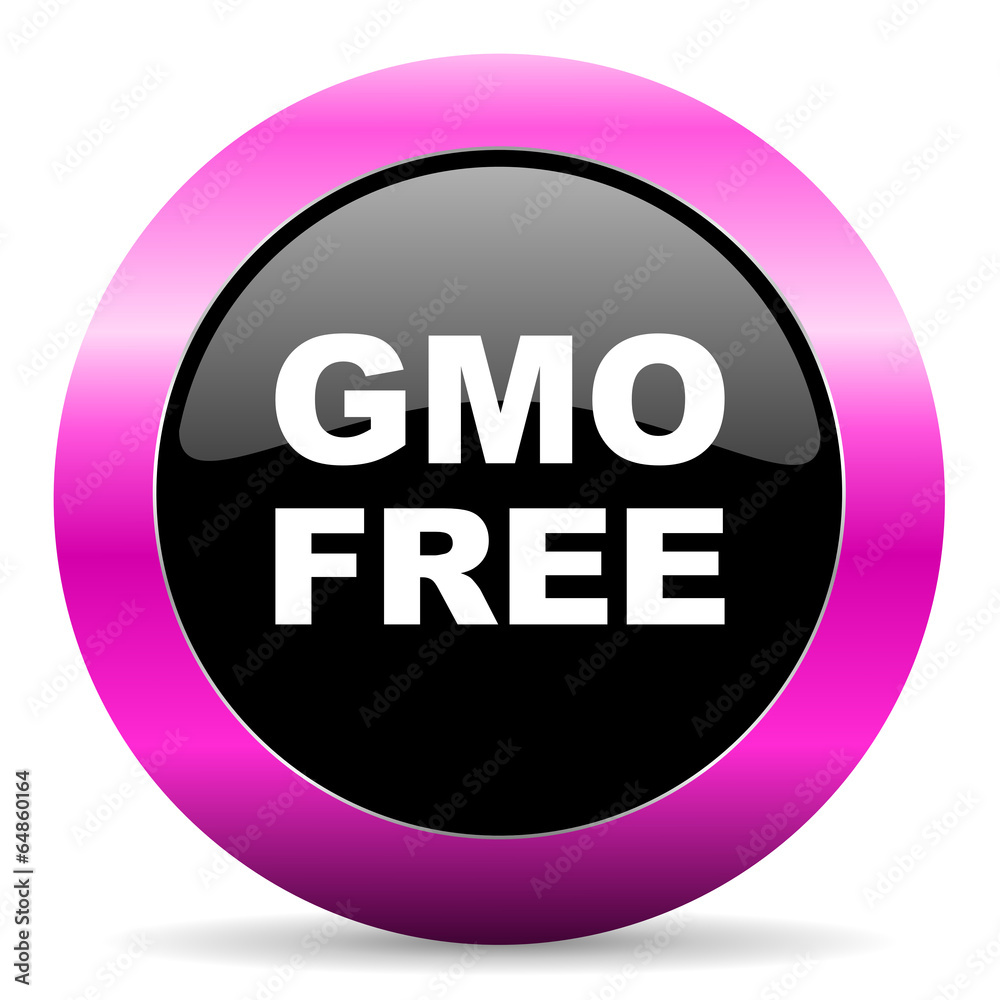 gmo free pink glossy icon gmo free pink glossy icon