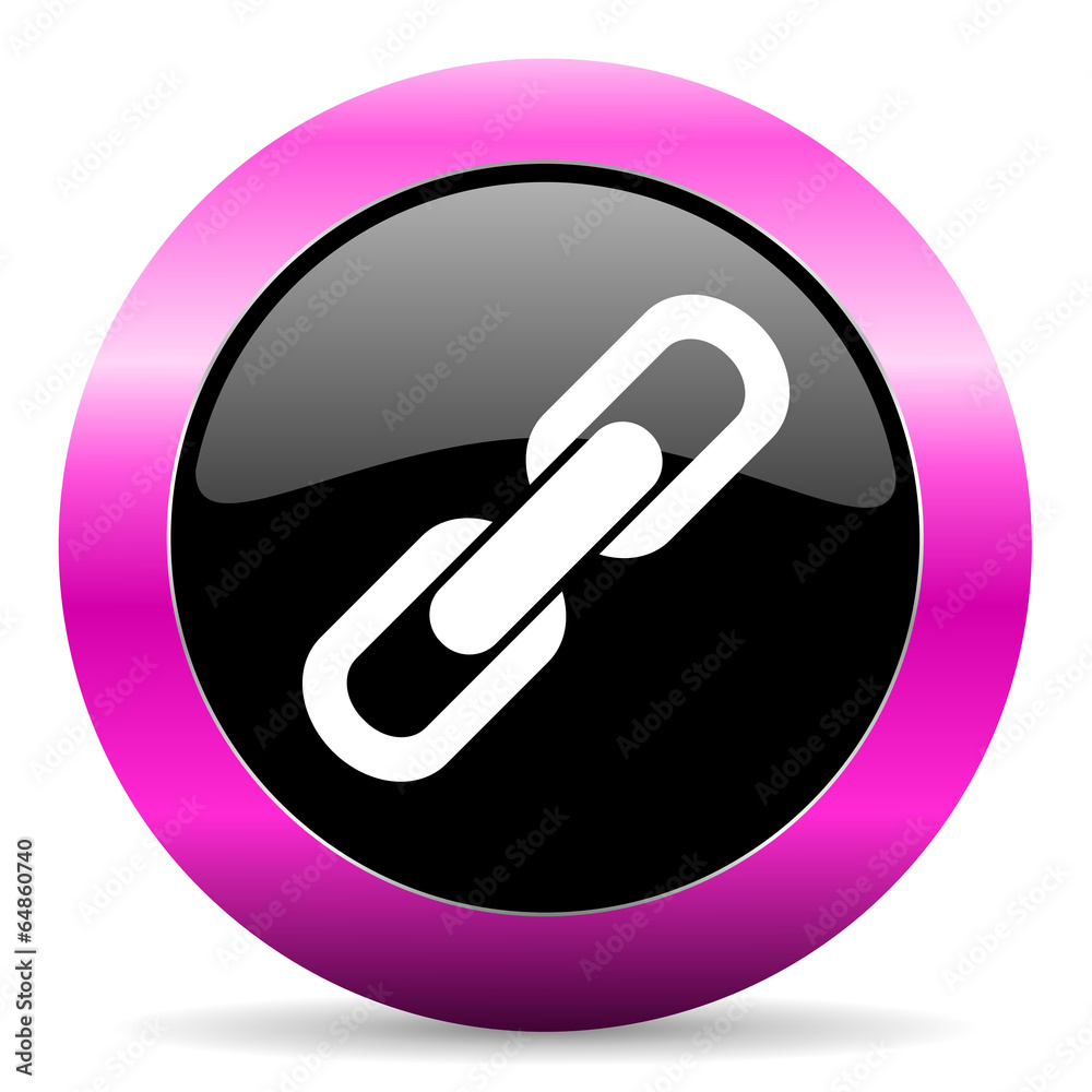 link pink glossy icon link pink glossy icon