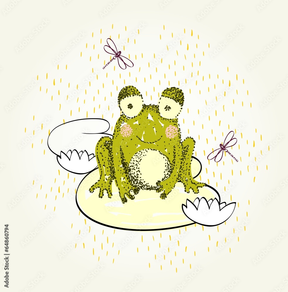 Fototapeta premium funny frog