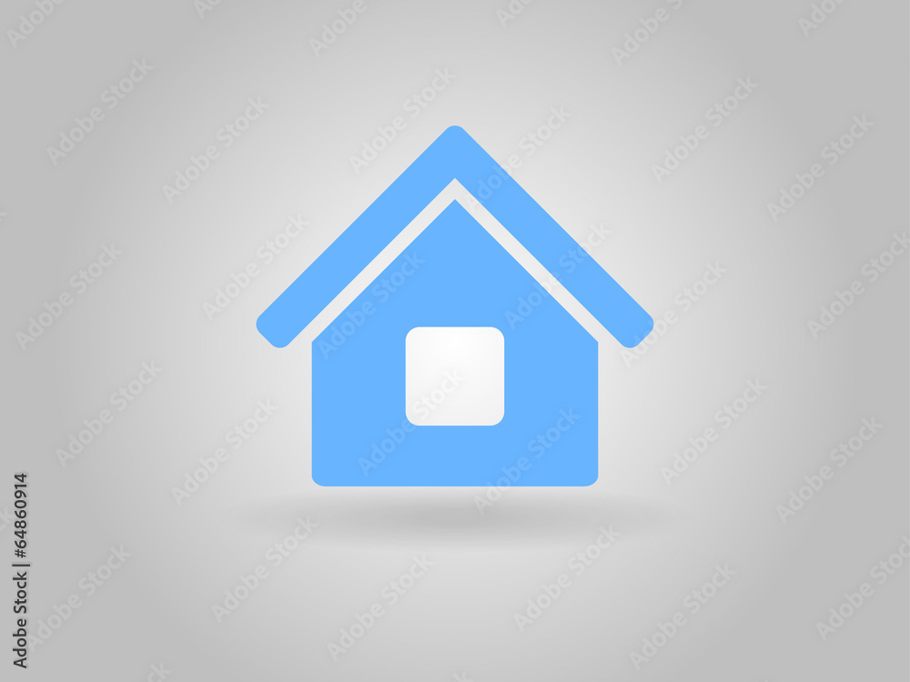 Flat icon of home Flat icon of home