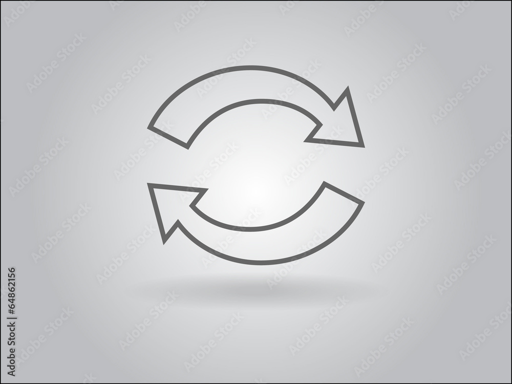 Flat icon of cyclic Flat icon of cyclic