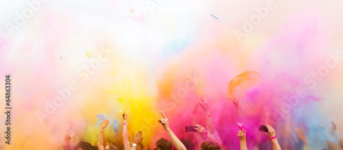 Colorful holi Party