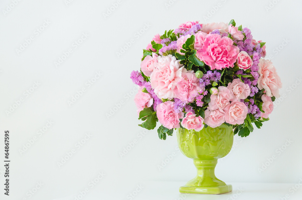 Bouquet in vase