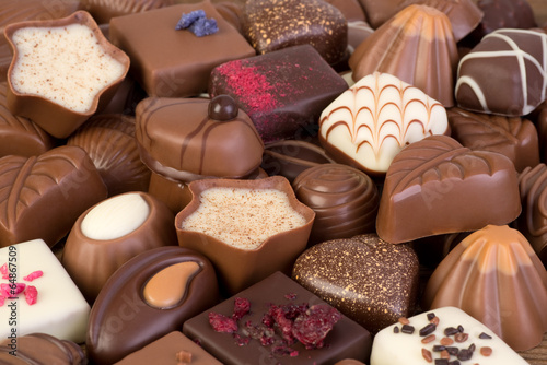 Assortment of fine chocolates