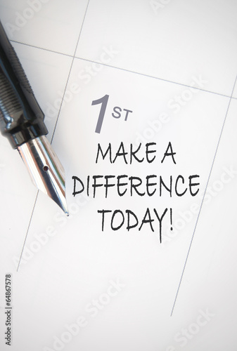 Make a difference