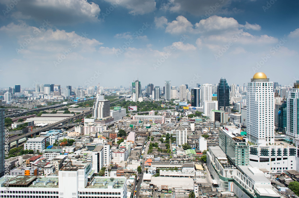 cityscape in Bangkok Thailand