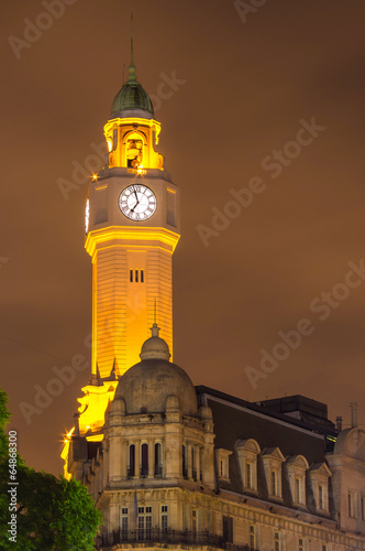 Fotografie City Council clock tower, Buenos Aires, Argentina