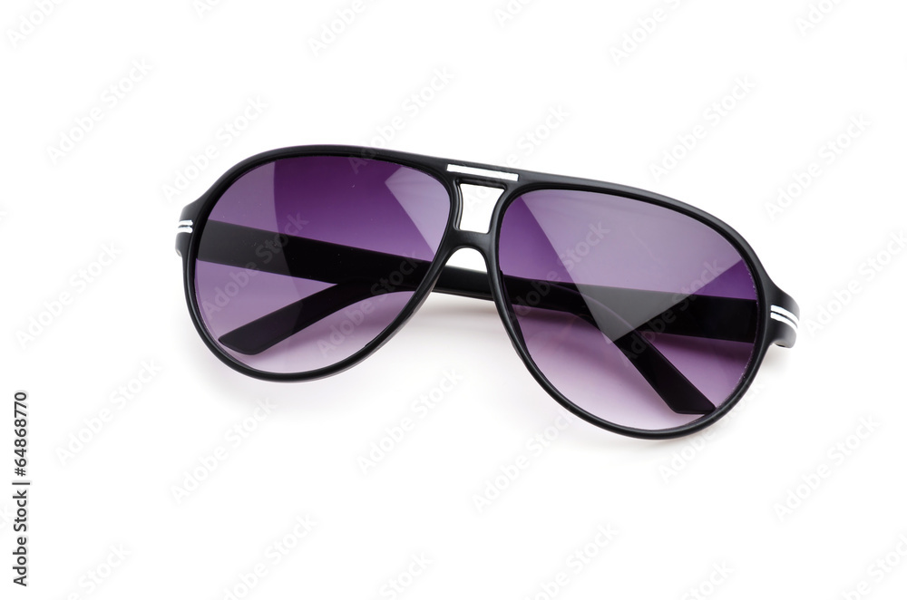 Sunglasses isolated white background Sunglasses isolated white background
