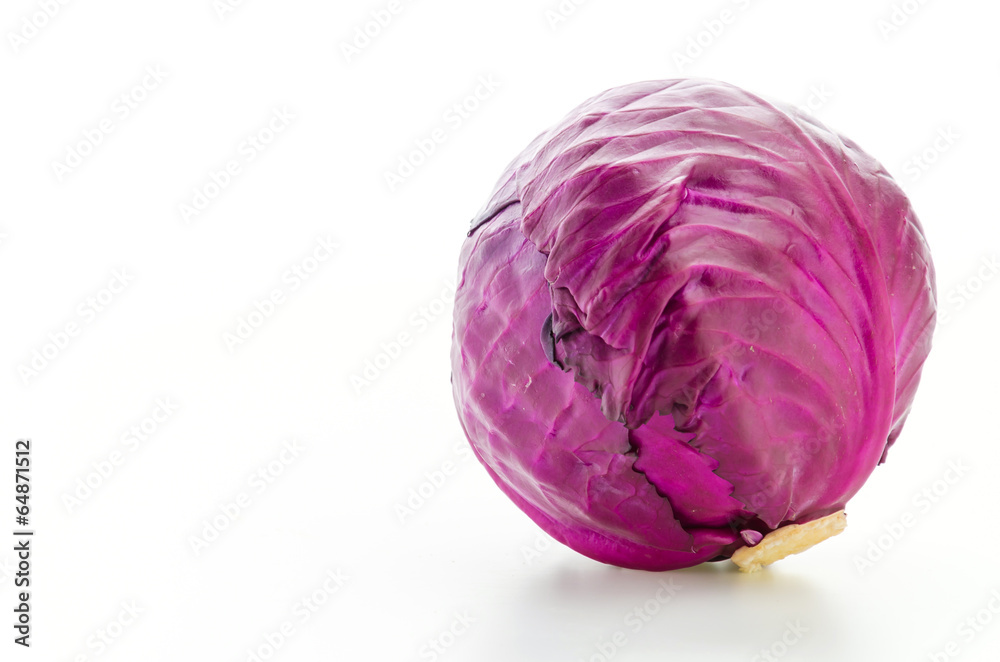 Cabbage isolated on white Cabbage isolated on white
