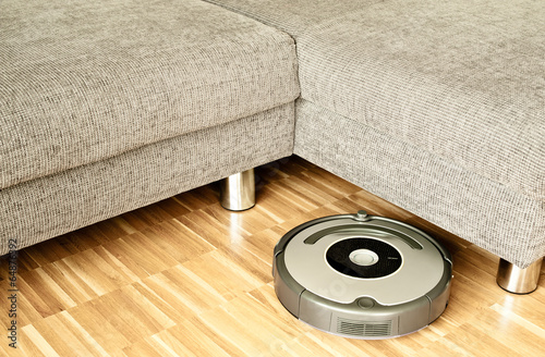 Vacuum cleaning robot photo