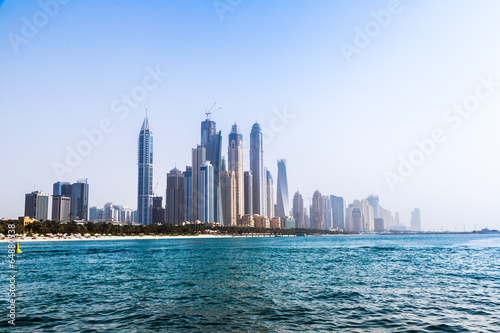 Dubai Marina cityscape, UAE