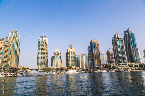 Dubai Marina cityscape  UAE