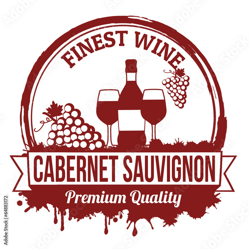 Cabernet sauvignon stamp