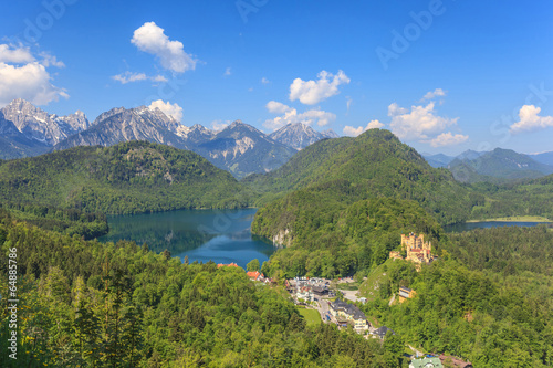 Bavaria Alps at Fussen  Germany