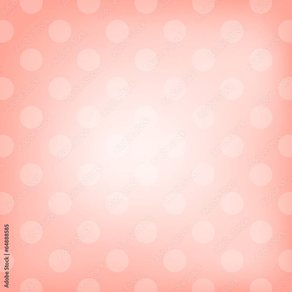 Polka dot pink background