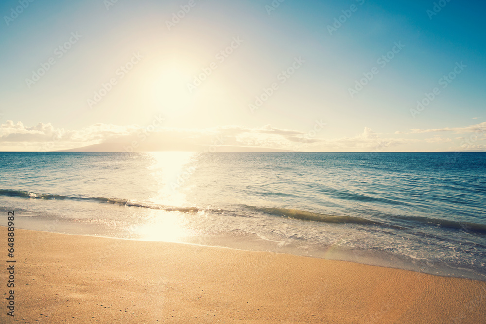 Beach and Tropical Sea