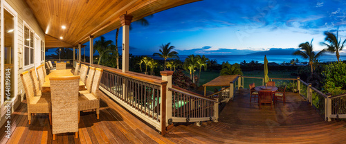 Deck with Sunset View