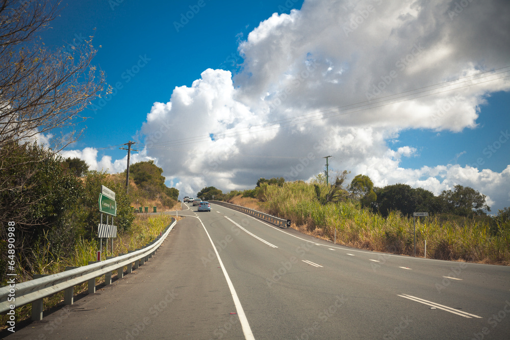 Obraz premium Australian mountain highway