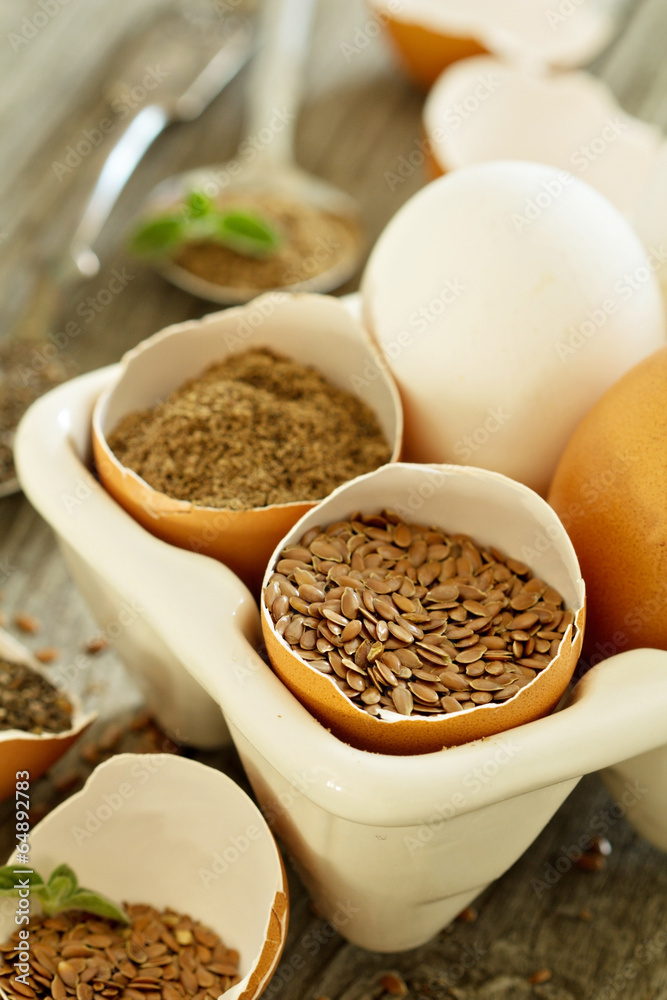 Natural egg replacers Natural egg replacers