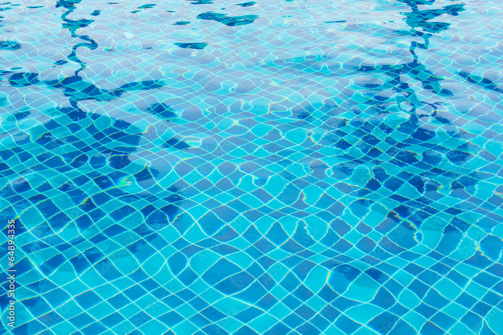 Obraz premium Blue pool water