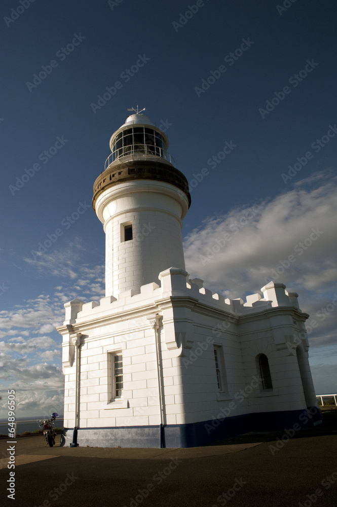 Profile of Byron Bay lighthouse