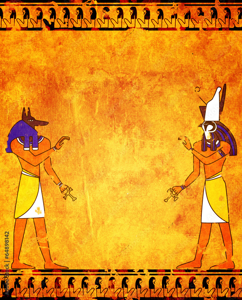 Anubis and Horus Stock Photo Adobe Stock