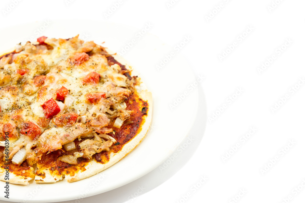 Pizza isolated on white background Pizza isolated on white background