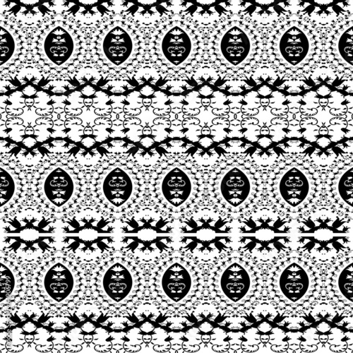 Black-and-white pattern vintage