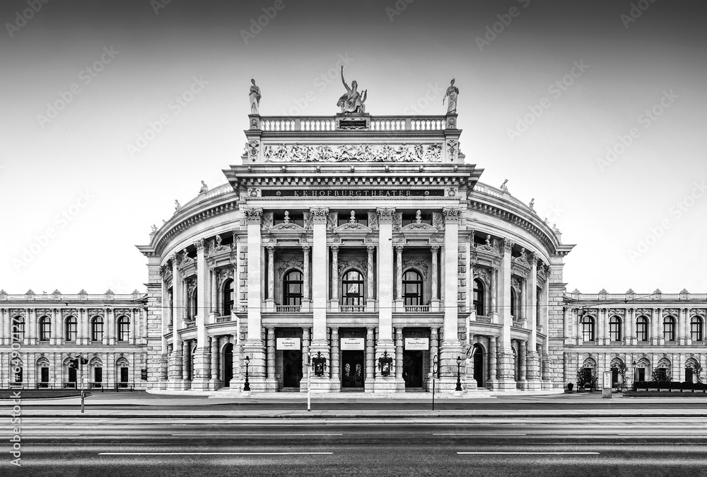 Famous Burgtheater in Vienna, Austria