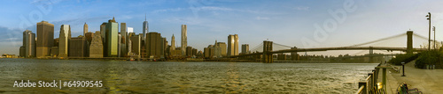 Brooklyn Bridge Skyline Panorama © Deen K Ersin