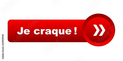 Bouton web vecteur JE CRAQUE !