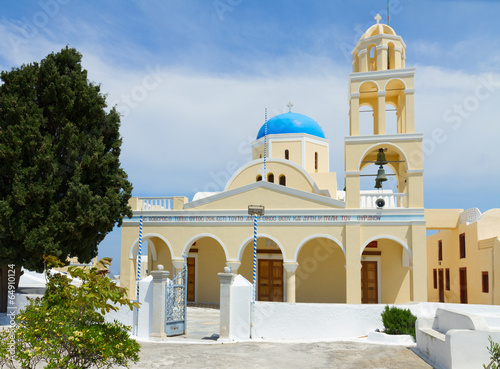 The Church of St. George in Oia, Santorini.