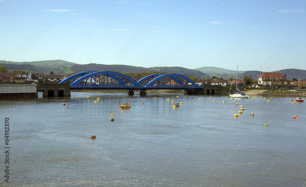 Fototapeta premium Blue Bridge Rhyl