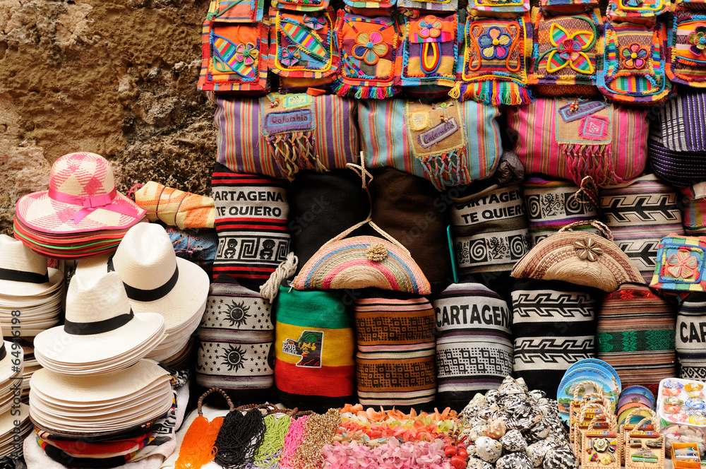 Naklejka premium Souvenirs from Colombia