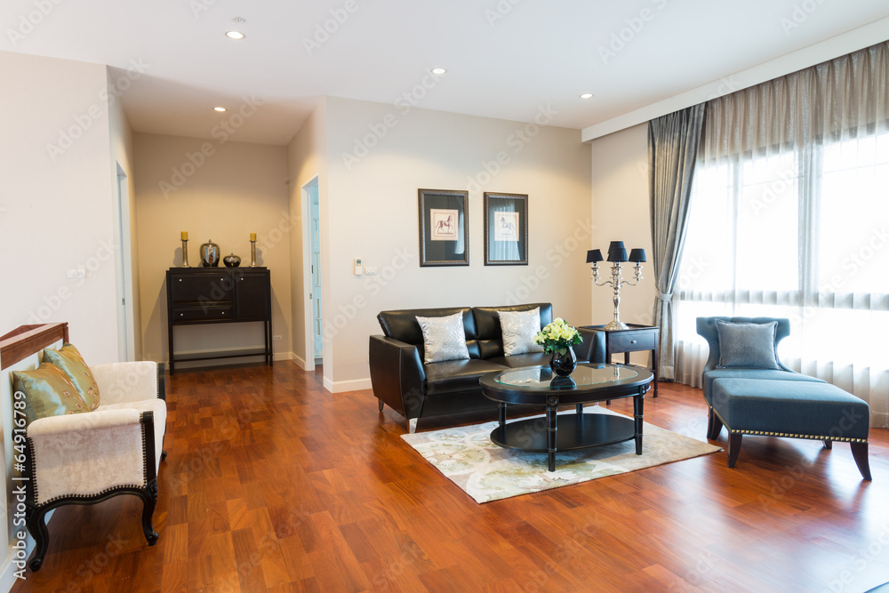 Fototapeta premium Modern living room interior