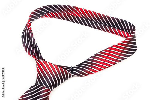beautiful knot red tie