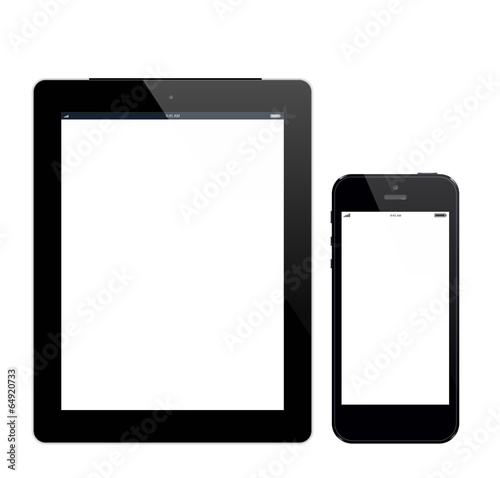 tablet + phone black