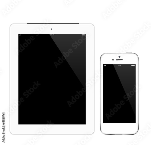 tablet + phone white