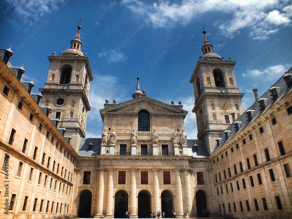 El monasterio de San Lorenzo de El Escorial (Madrid)