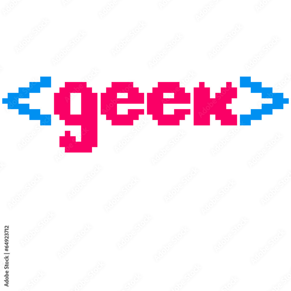 Geek Pixel 8 bit Design Geek Pixel 8 bit Design