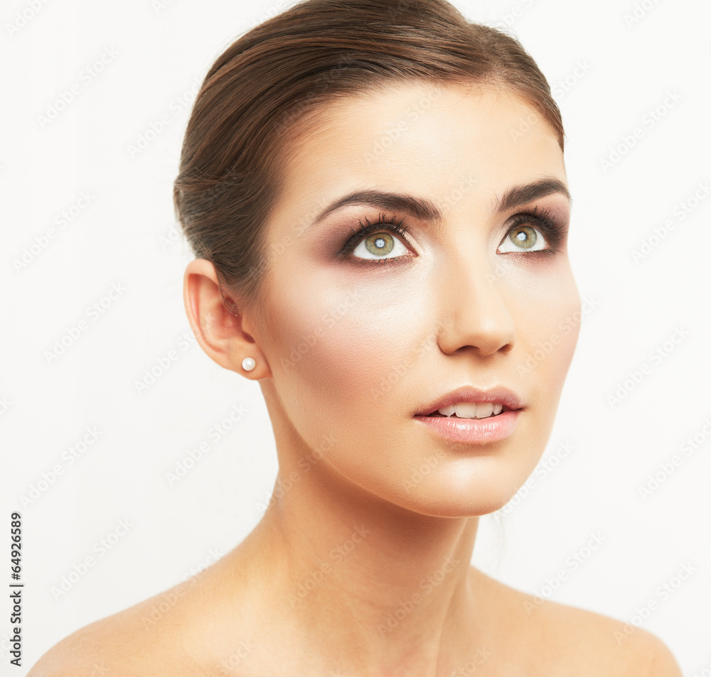 young woman isolated portrait