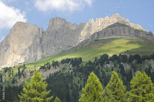 Passo di Costalunga, Dolomites photo