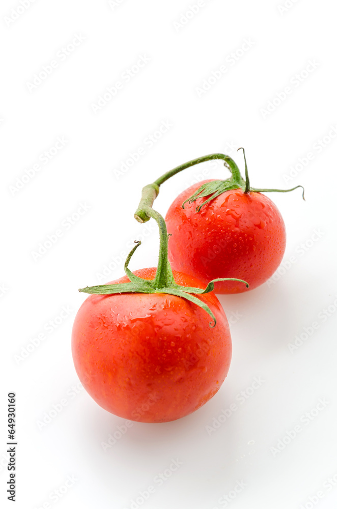 Tomato isolated on white