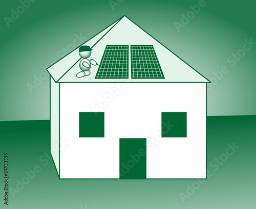 Energiesparhaus Photovoltaikanlage