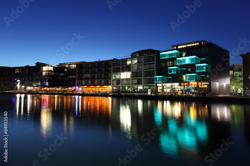 Kreativkai - the Inner harbor in Munster, Germany photo